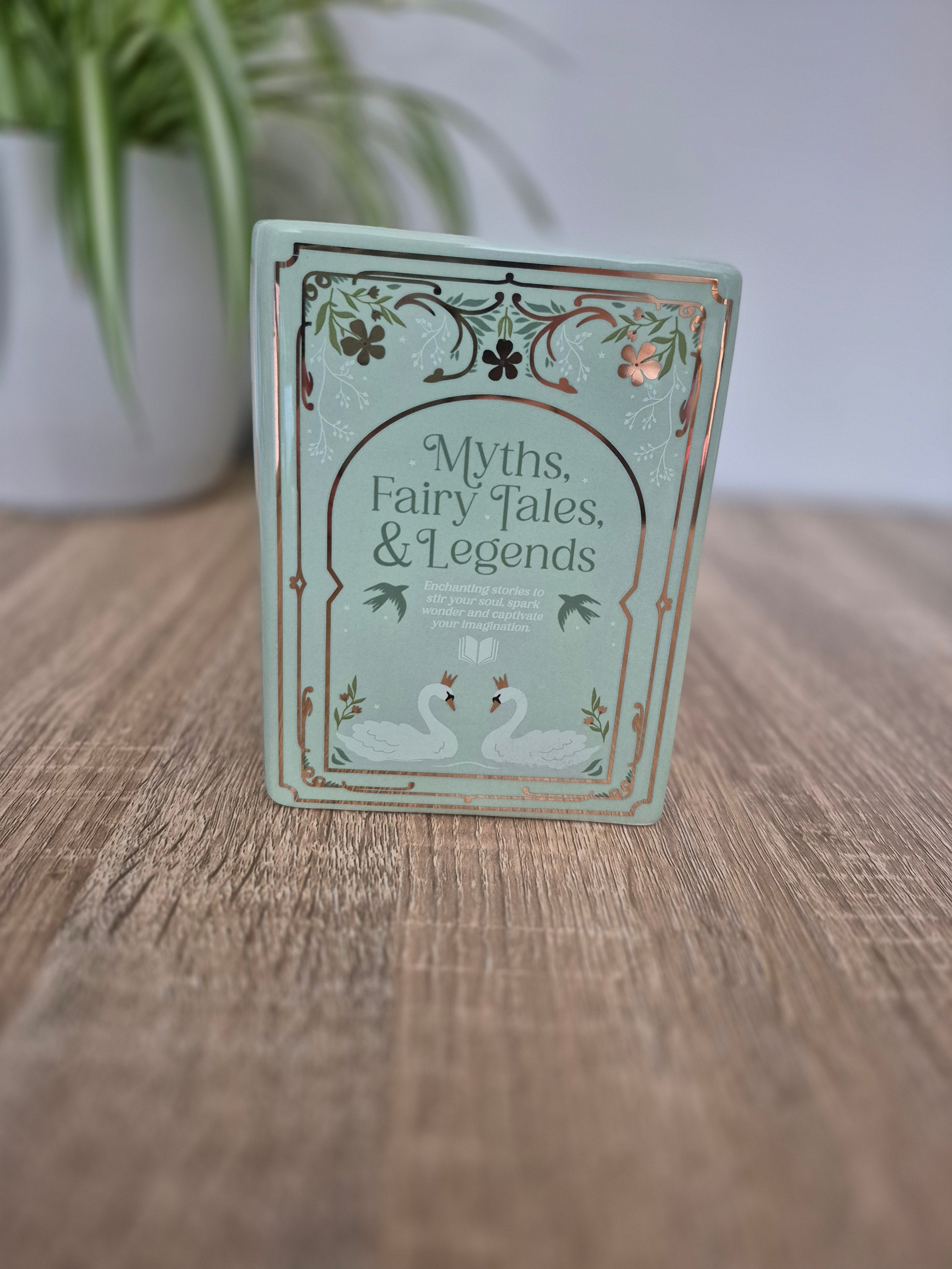 Green Book Shaped Vase