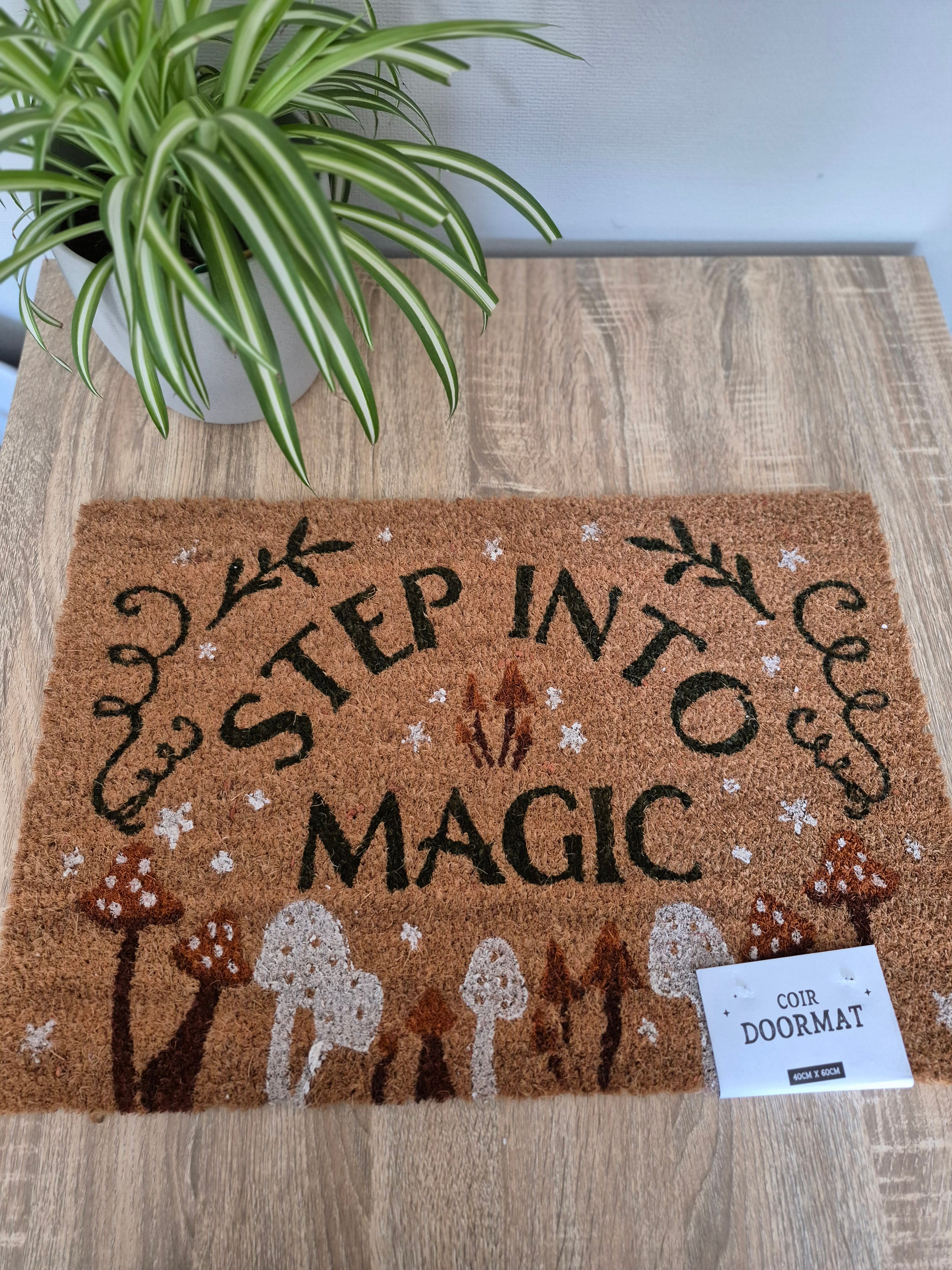 Natural Step Into Magic Doormat