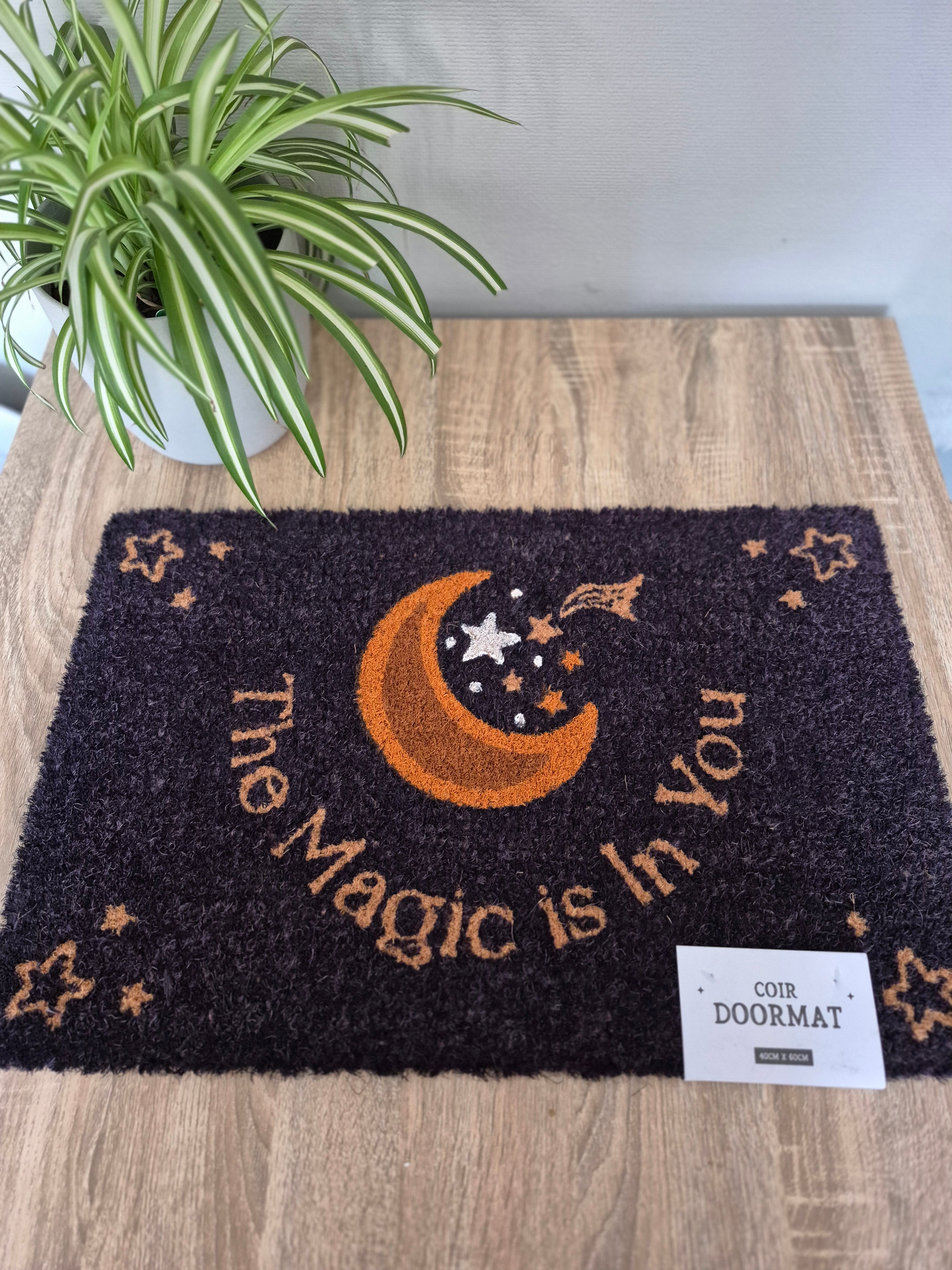 Purple The Magic is in You Doormat